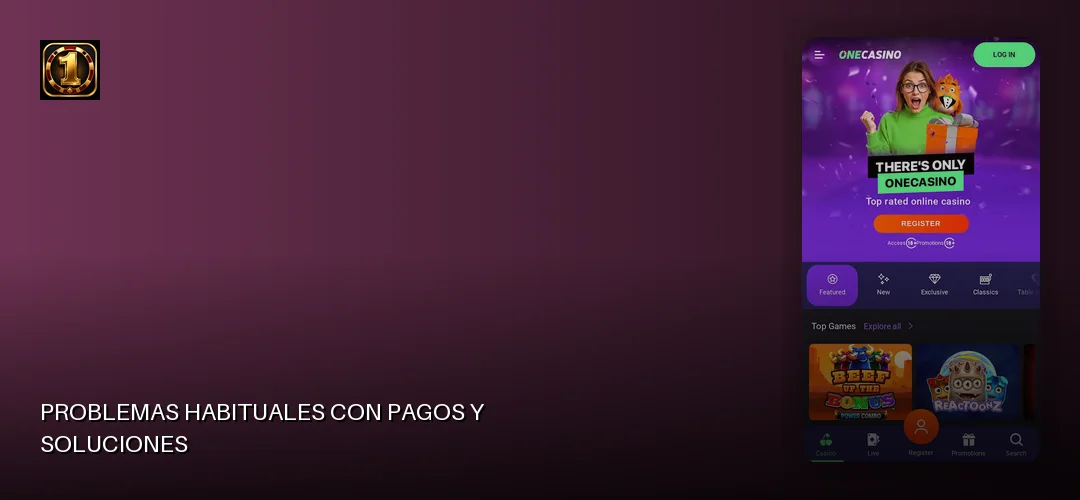 One Casino promotional banner